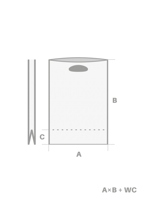 Reklamówka bez wzmocnienia