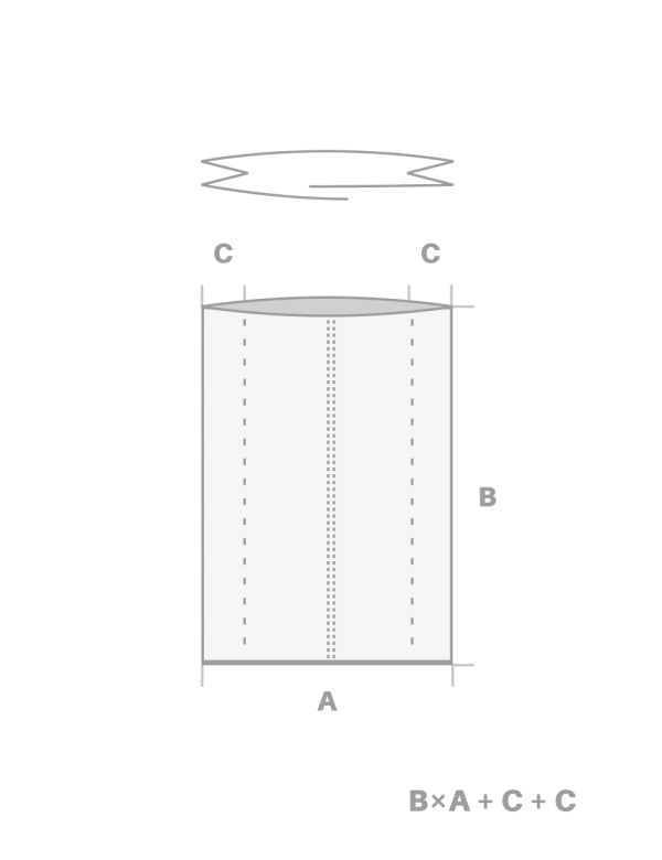 Podstawowy + fałdy boczne